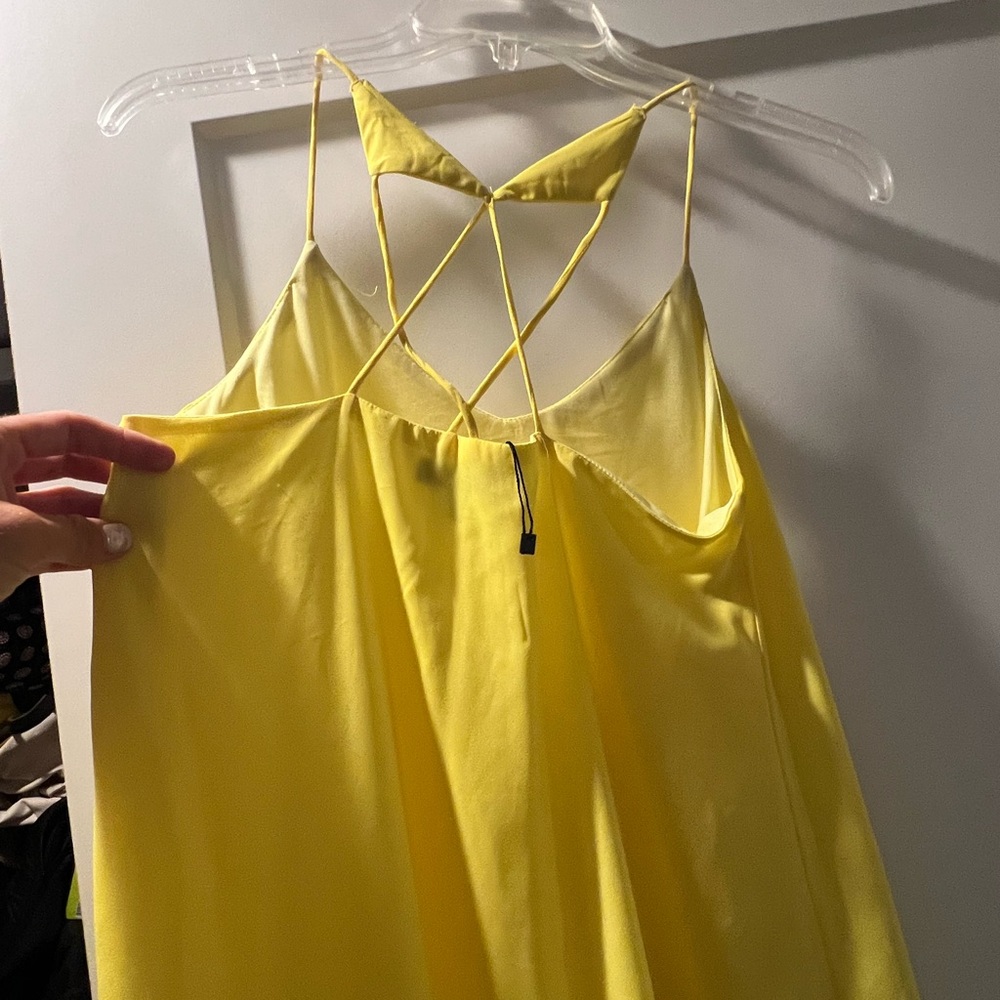 Yellow Mini dress‎
